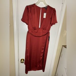 Wine Red Evening Dress. Sz: 6. By Express.